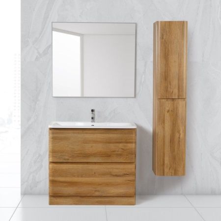 Мебель для ванной комнаты BELBAGNO ALBANO-1000-2C-PIA, артикул BB1000/455-LV-ART-ALR-NERO