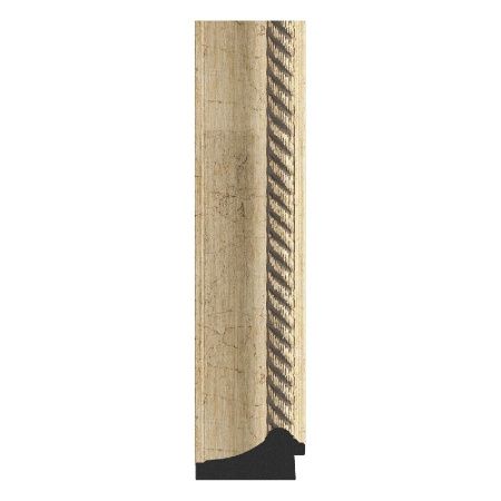 Зеркало Evoform Exclusive 103х73 Состаренное серебро с плетением