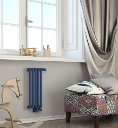 Отопительный радиатор ЭСТЕТ-1 н/ж EU50 правый 500х135 / 3 сек (Состаренная БРОНЗА)