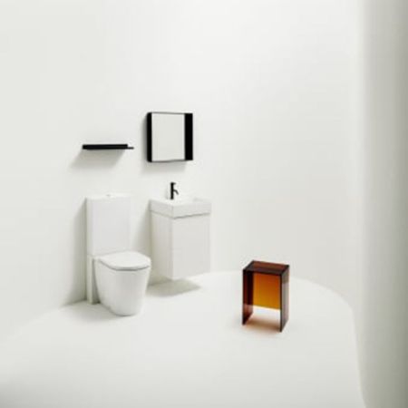 Laufen KARTELL Унитаз моноблок 660x370x430 мм, комбинированный, безободковый смыв Rimless, белый, артикул 8.2433.7.000.000.1