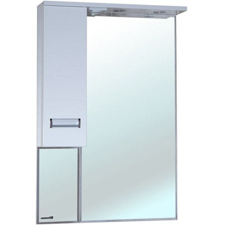 Зеркало со шкафом Bellezza Сиена 60 L 4613909002011 с подсветкой L Белое