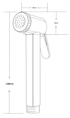 Гигиенический душ, артикул: VSP001, VODA