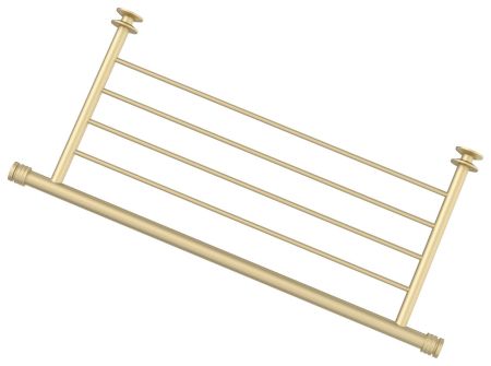 ПОЛКА прямая 4П (L - 470 мм) н/ж для ДР "СУНЕРЖА" (Матовая шампань), артикул 022-2012-4470