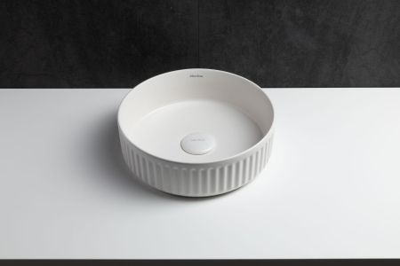 Раковина накладная Allen Brau Fantasy Line 36 4.11032.21 белый матовый, артикул 4.11032.21