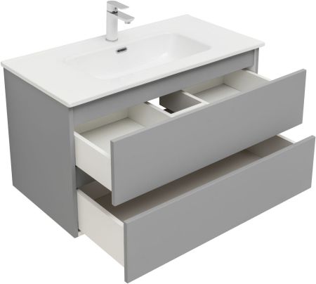 Тумба под раковину Aquanet Вега 2.0 90 мисти грин, артикул 00337962