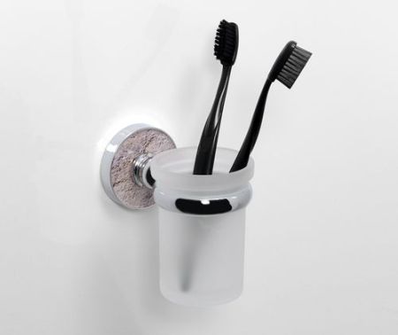 Стакан для зубных щеток WasserKRAFT Nau K-7728 Хром, артикул K-7728