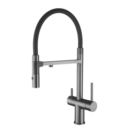 Смеситель для кухни Rose R958T, пепельный, артикул R958T