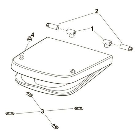 Сиденье для унитаза, TECE, TECEone, с крышкой, ширина, мм-362, с плавным опусканием, материал шарниров-металл, цвет шарниров-хром, материал сиденья-дюропласт, цвет-белый