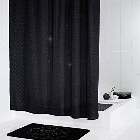Штора для ванны Ridder Diamond 200х180 Черная