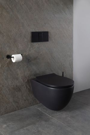 Чаша подвесного унитаза Allen Brau Reality 4.32006.31 черный матовый, артикул 4.32006.31