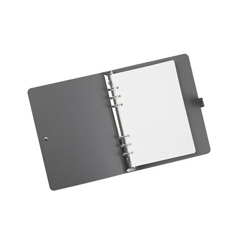ADJ Блокнот А5, 16,5x25 см., цвет: черный/серый, артикул 1625.01/03