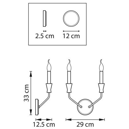 Бра Ragno Lightstar 732527, артикул 732527