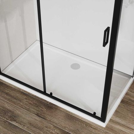 Душевой уголок City VSR-5CT9012CLB, 1200*900, черный, стекло прозрачное, артикул VSR-5CT9012CLB