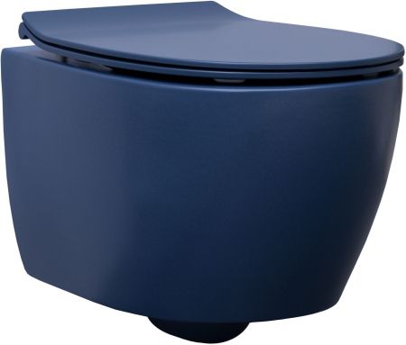 Чаша подвесного унитаза Allen Brau Fantasy 4.11004.ID индиго, артикул 4.11004.ID