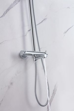 Душевая стойка Allen Brau Priority 5.31A10-00 хром, артикул 5.31A10-00