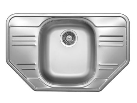 Кухонная мойка UKINOX Гранд GRP780.490 -GT8K 2C, 49*78, артикул GRP780.490 -GT8K 2C