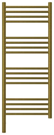 Полотенцесушитель электрический "БОГЕМА 3.0" прямая 1000х400 / МЭМ левый (Состаренная бронза), артикул 05-5804-1040