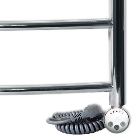 Электрический полотенцесушитель Ника Arc ЛД/ВП Эл. 50x50 с полкой Хром, артикул ЛД/ВП Эл. 50x50