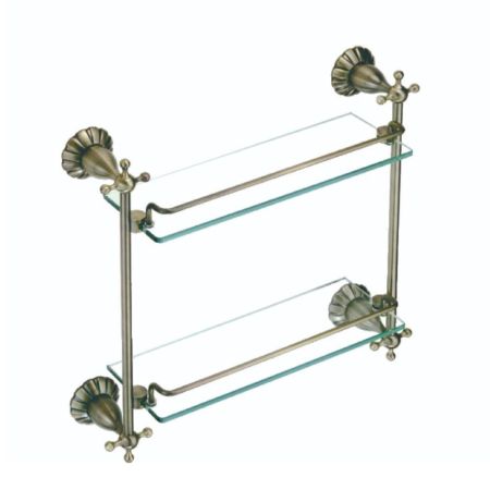 Полка стеклянная Savol S-08922C, бронза, артикул S-08922C