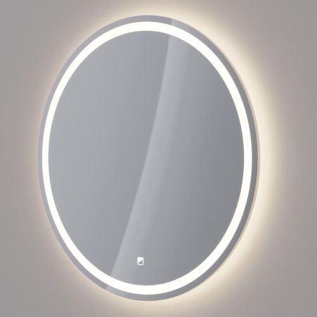 Зеркало Dreja Luno 60x60 см, белый, артикул 99.2008