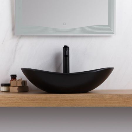 Раковина накладная керамическая, BB1404, 605x370x150, артикул BB1404