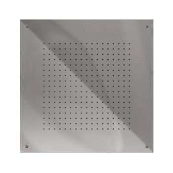 Graffio Kings, квадратная потолочная душевая головка 50х50 см, 1 режим: дождь, цвет хром