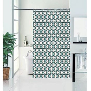 Штора для ванной комнаты Savol S-ZJB1820C, узор