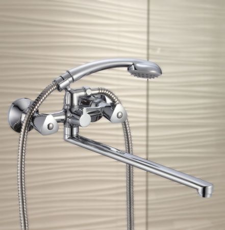 Смеситель для ванны WesnaArt TEPLO TEP04-320, хром, артикул TEP04-320