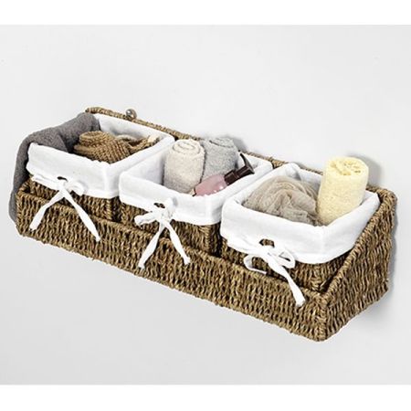 Набор корзин WasserKRAFT Rhin WB-440 Set Cветло-коричневый