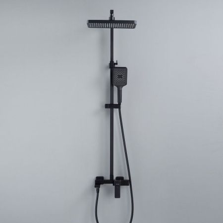 Душевая система Shevanik S4636H, черный, артикул S4636H