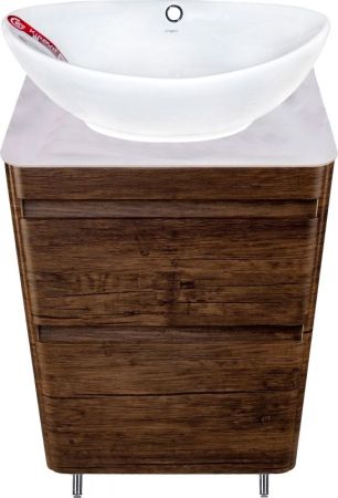 Тумба напольная "Атлантика 60", Люкс старое дерево, PLUS, артикул СС-00002207