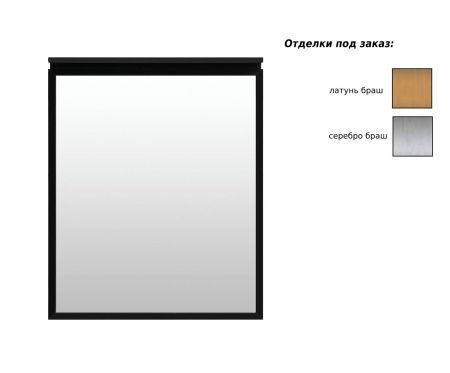 Зеркало Allen Brau Priority 100 1.31017.02 серебро браш, артикул 1.31017.02