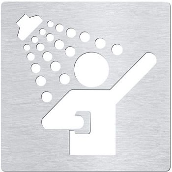 HOTEL значок душ, мат