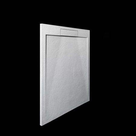 Поддон для душа из искусственного камня VST-4SRL9090W, 900*900*25, белый матовый, артикул VST-4SRL9090W