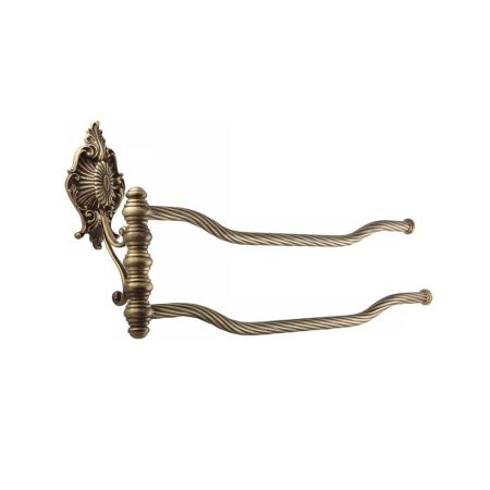 ELISABETTA Полотенцедержатель двойной поворотный L45 cм., бронза, артикул 17005