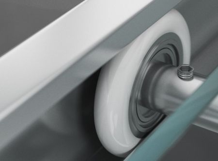 Душевой уголок Ambassador Kingston 14011105-ST5, полукруглый, линейный трап, 100х100, артикул 14011105-ST5