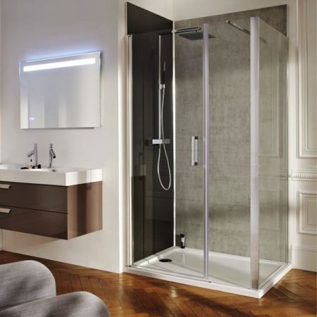 Душевое ограждение JACOB DELAFON CONTRA (90*90) E22T91-GA (распашная, хром), шт, артикул E22T91-GA