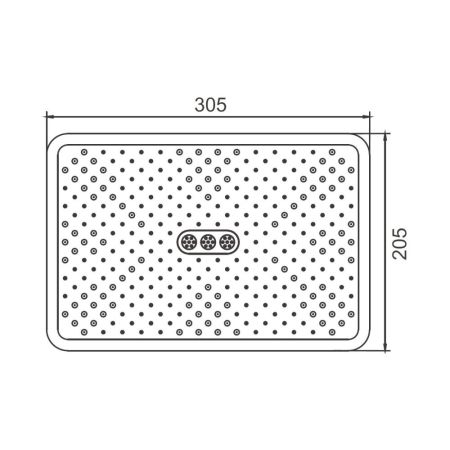 Верхний душ BELZ BD02-5, брашированное золото