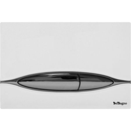 Клавиша смыва BelBagno Artcraft BB-P46003 для унитаза Хром Белый