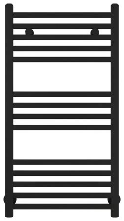 Полотенцесушитель, Сунержа, Модус, водяной, ширина, мм-450, глубина, мм-75, высота, мм-807, подключение-диагональное/нижнее/вертикальное, мощность, Вт-553, материал-нержавеющая сталь, цвет-матовый чёрный