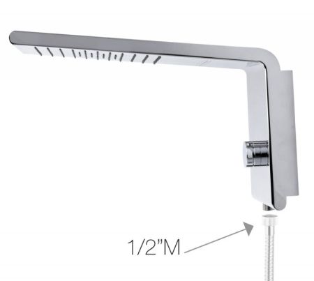 Верхний душ Bossini Syncro Neb I00590.030 Хром