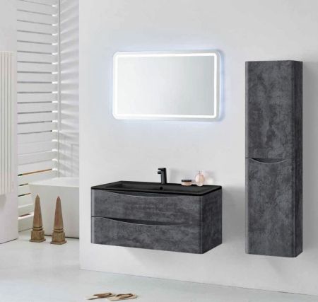 Тумба под раковину Vincea Roberta VMC-1R100MS подвесная Stone, артикул VMC-1R100MS