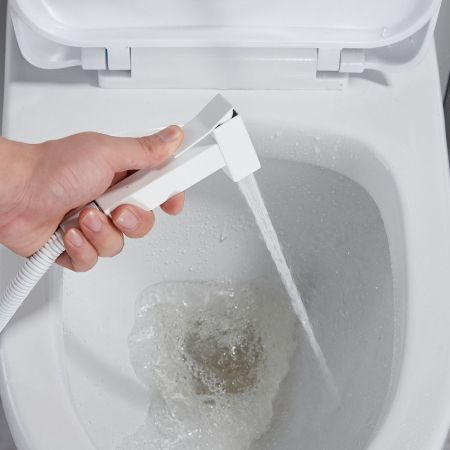 Гигиенический душ со смесителем Shevanik S127C, белый