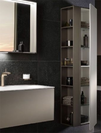 Шкаф пенал Keuco Plan 48 32931 290002 Инокс, артикул 32931290002