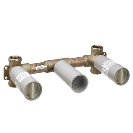 Внутренняя часть, Axor, назначение-смеситель для раковины, стандарт подвода воды-1/2", не окрашен, подходит для всех смесителей на 3 отверстия для настенного монтажа, соединение с верхней или с нижней стороны, артикул 10303180