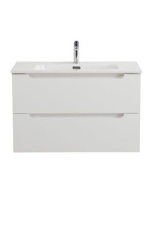 ETNA База под раковину подвесная с двумя выкатными ящиками, с доводчиками, Еловый Матовый, 800x455x500, ETNA-800-2C-SO-VO, артикул ETNA-800-2C-SO-VO