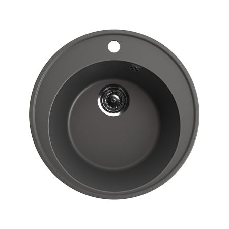 Кухонная мойка Ulgran Quartz Nora 485-09, мокрый асфальт, артикул Nora 485-09