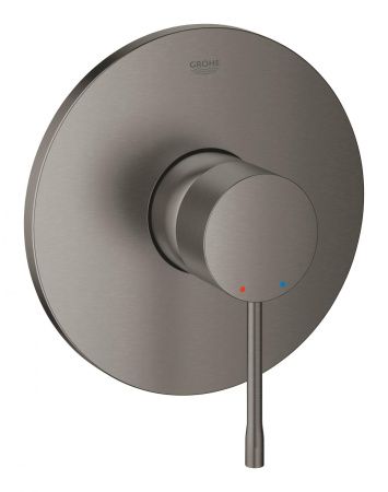 Смеситель однорычажный для душа GROHE Essence, круглая розетка, темный графит матовый (24057AL1) Смеситель однорычажный для душа GROHE Essence, круглая розетка, темный графит матовый (24057AL1)