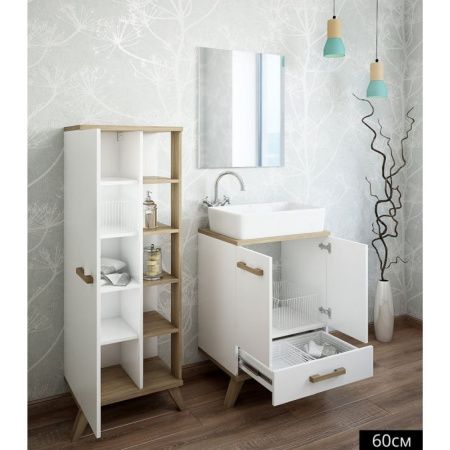 Тумба для раковины Sanflor Ингрид 60 С0001916 Белая Тумба для раковины Sanflor Ингрид 60 С0001916 Белая