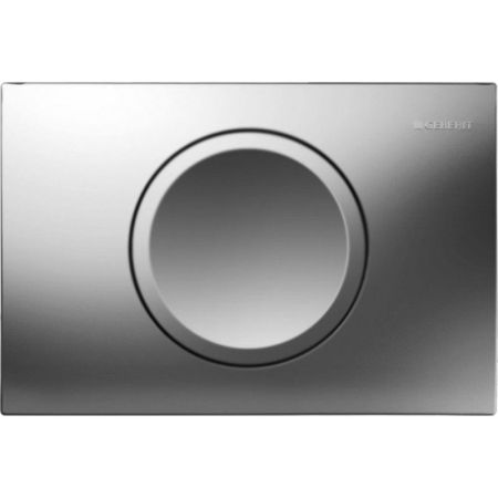 Смывная клавиша GEBERIT DELTA 115.120.46.1 (одна кнопка, механическое, хром матовый) , шт, артикул 115.120.46.1